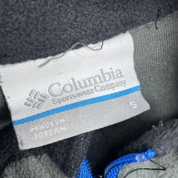 Columbia Mens Pull Over Mock Neck Sweatshirt Gray Sz Small - Picture 4 of 4